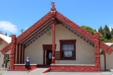 "Whakarewarewa, the living Maori village" Rotorua.