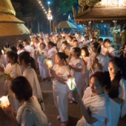 "Buddha Day Celebrations" Chiang Mai, Thailand, March 2016.